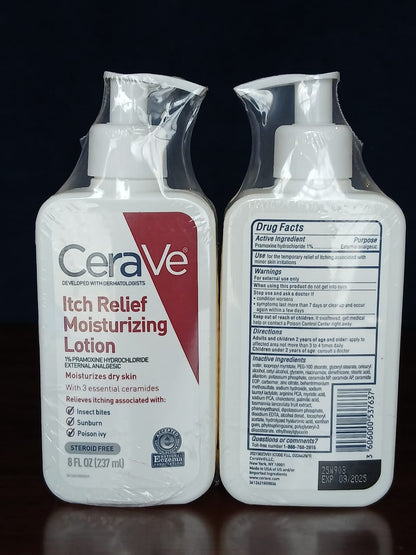 CeraVe Itch Relief Moisturizing Lotion | Fast-Acting Relief for Dry, Itchy Skin