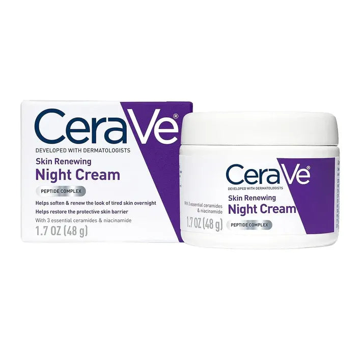 CeraVe 4 in 1 Complete Skincare Kit – Night Cream, Sunblock, Cleanser & Hydrating Serum